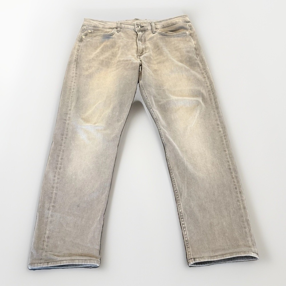 Rag and Bone Fit 2 Slim Jeans Men 34/29 Gunther Gray